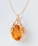 golden pendant - gift for russian lady